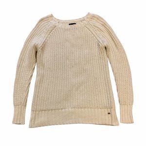 Cream/white AE begging sweater